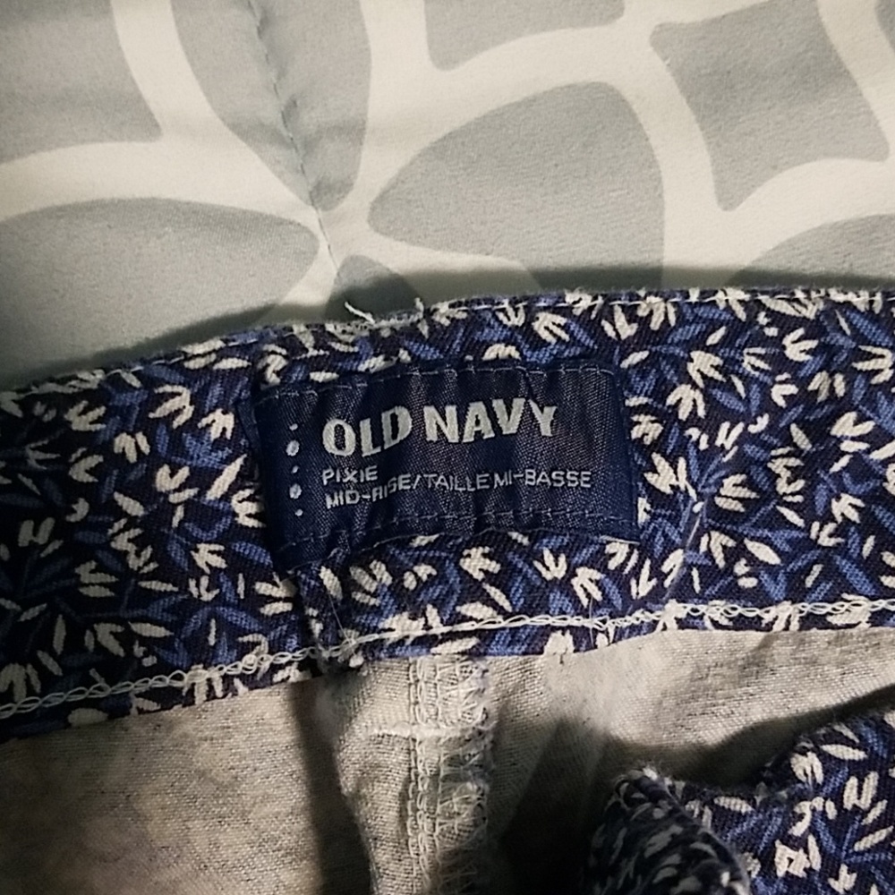 Old Navy pixie pants.
